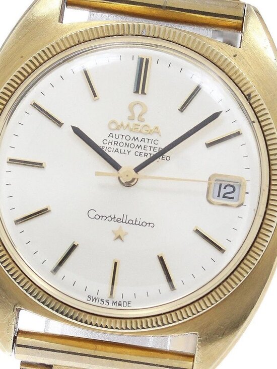 OMEGA Constellation CD168.027 YG Bezel Cal.564 Automatic Men\'s Watch_954309